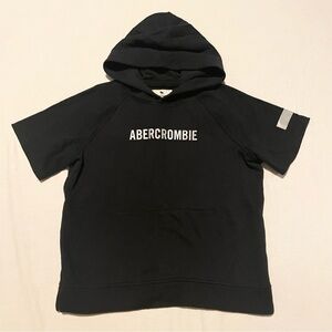 Abercrombie & Fitch Kids Black Hoodie Size 15/16 Sweatshirt